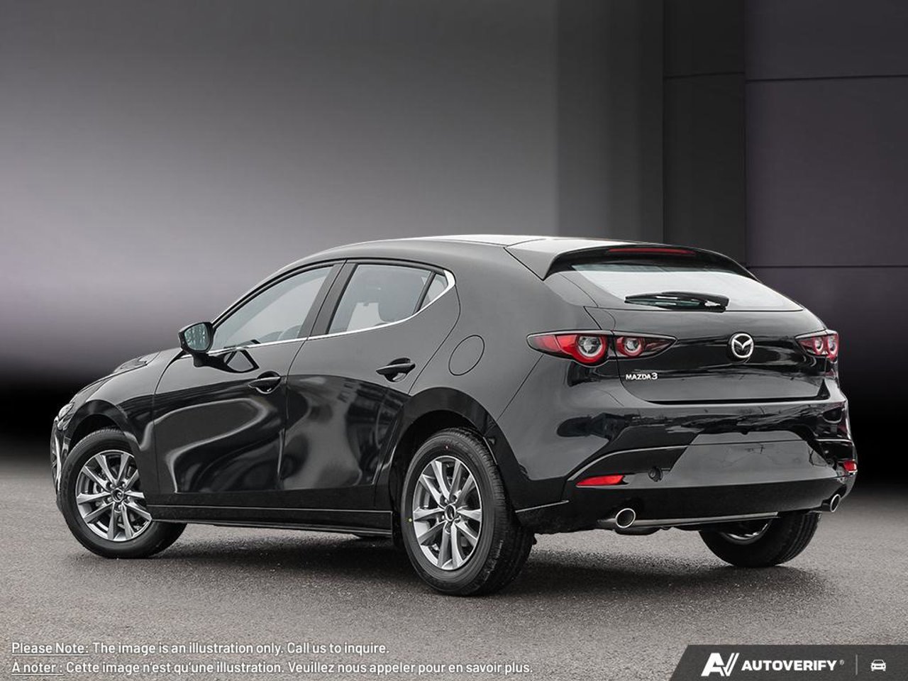 2026 Mazda Mazda3 Sport JM1BPAKL5T1889880 Jet Black Mica Mirabel - photo #3