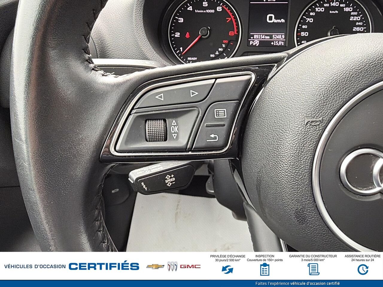 2019 AUDI A3 Komfort 45 TFSI quattro Black Montmagny - photo #11