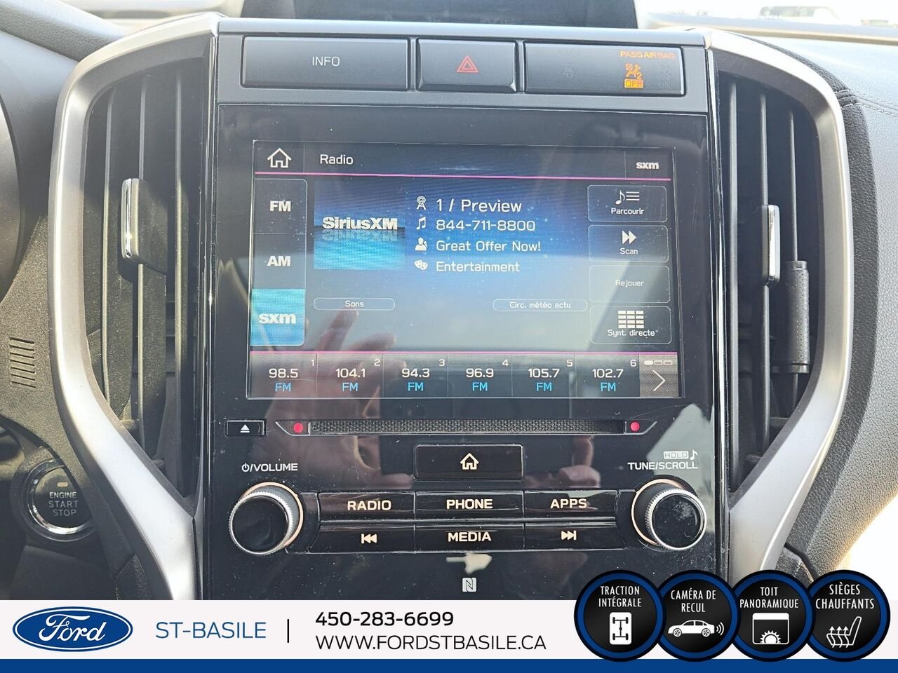 2020 SUBARU ASCENT Black Saint-Basile-le-Grand - photo #25
