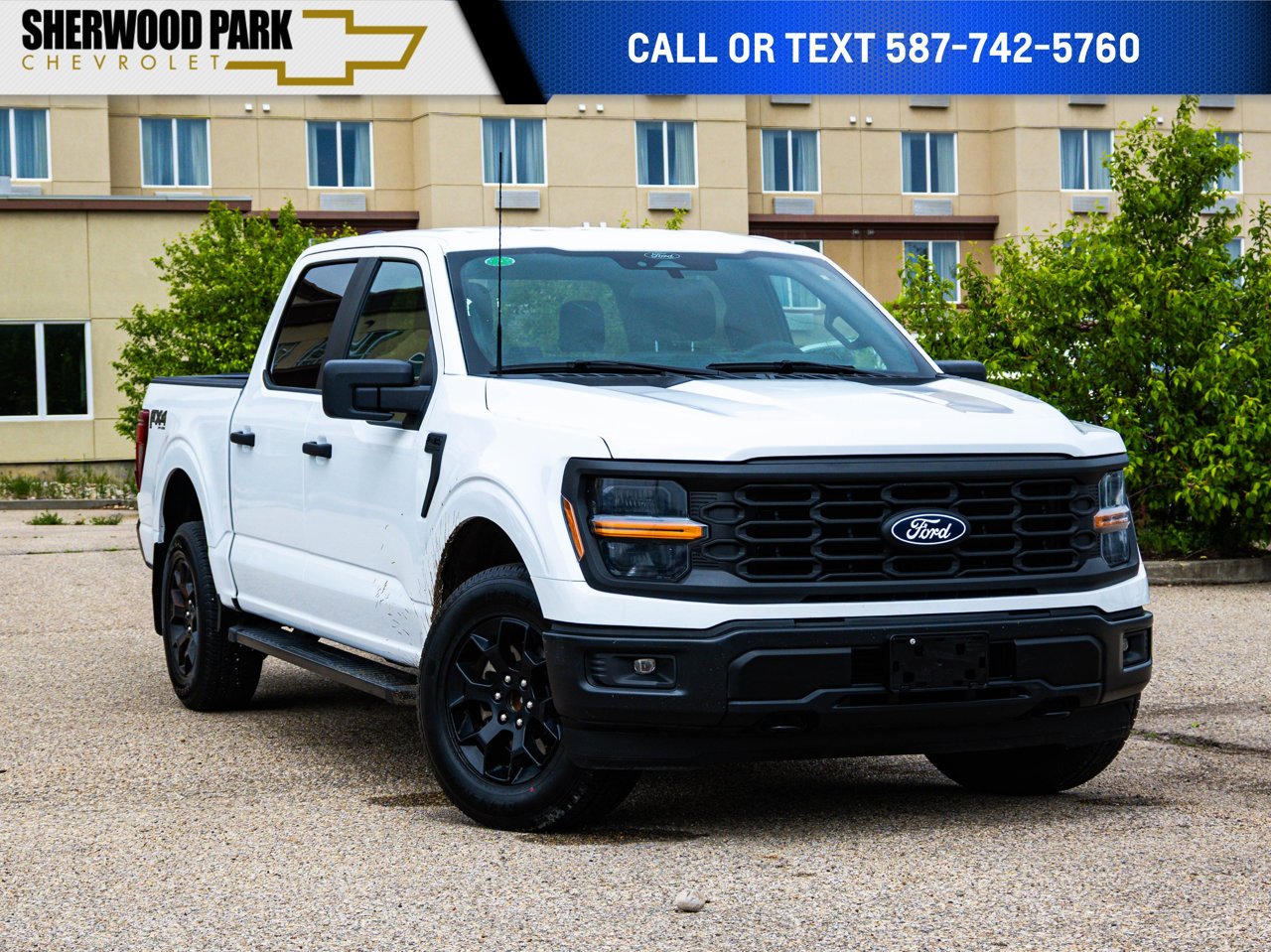 2024 Ford F-150 STX 4WD SuperCrew 5.5' Box White Sherwood Park - photo #0