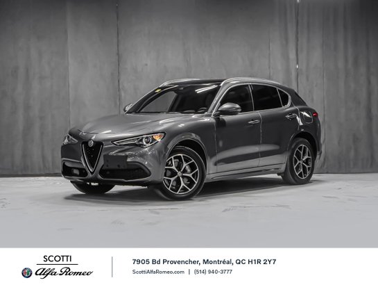 2020 Alfa Romeo Stelvio Ti TOIT PANORAMIQUE ATTELAGE REMORQUAGE Grey