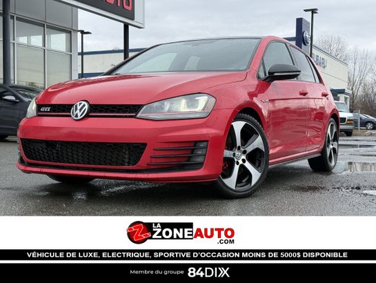 Volkswagen Golf GTI 2017 2017 Rouge