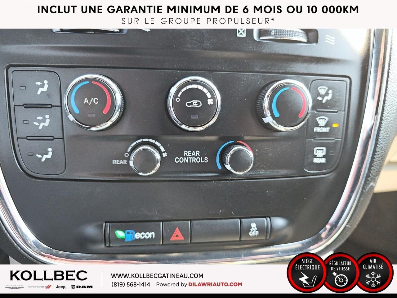 2017 DODGE GRAND CARAVAN SXT Premium Plus Red Ottawa & Gatineau - photo #7