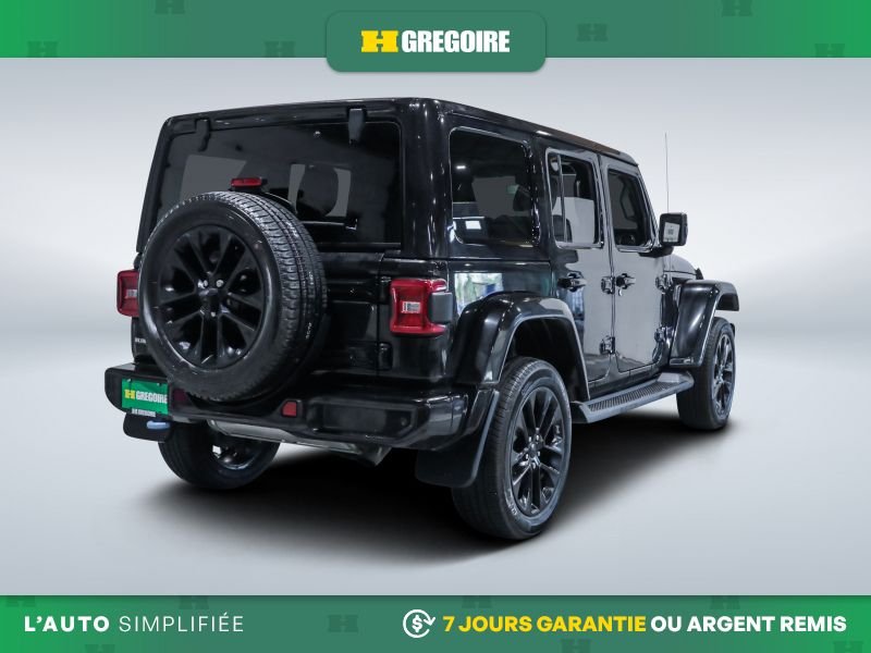 Jeep Wrangler 724710 | 4XE UNLIMITED HIGH ALTITUDE 4WD CUIR 2021 Noir Laval - photo #8