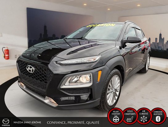 Hyundai Kona 2.0L Preferred | AWD | 1 SEUL PROPRIO | CLEAN CARFAX | 2021 Noir