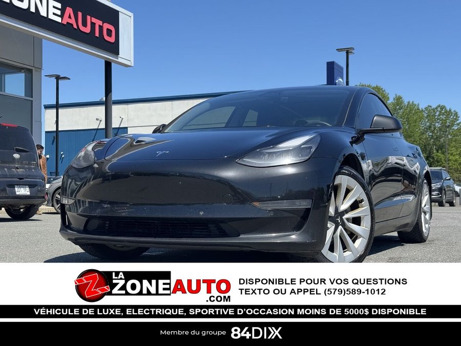 Tesla Model 3 2022 2022 Noir
