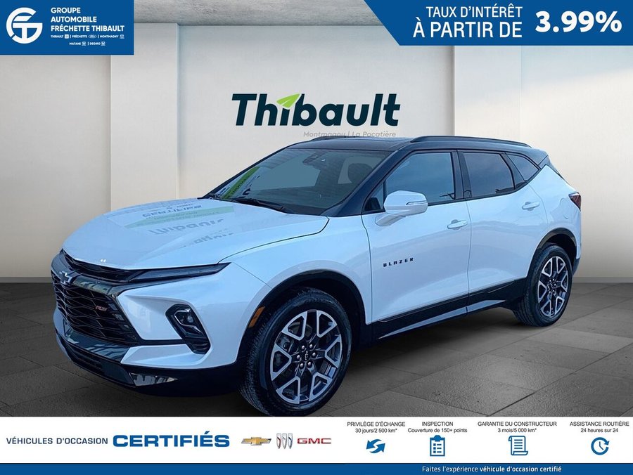 CHEVROLET BLAZER RS 4 portes TI 2024 Blanc
