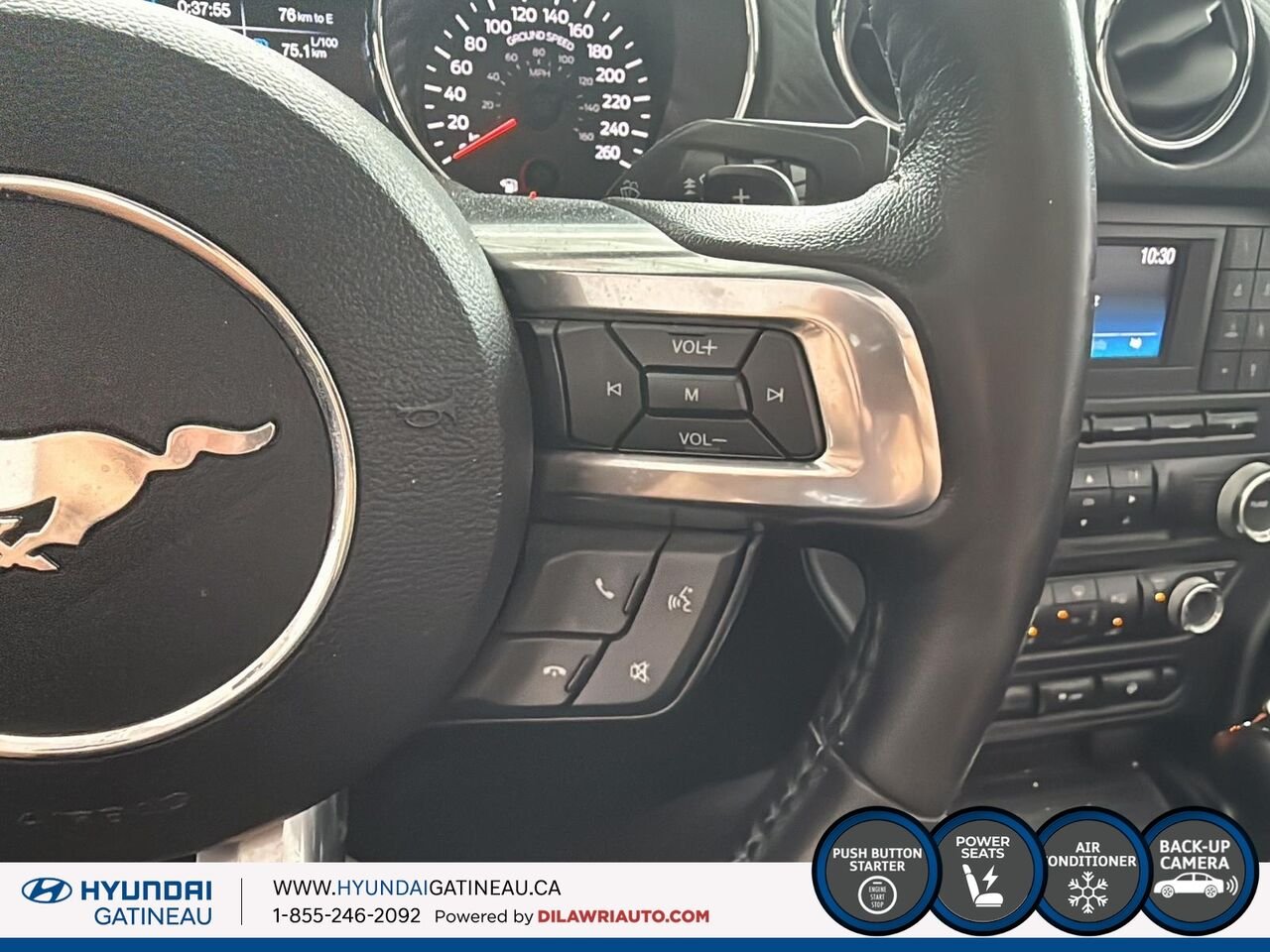 Ford Mustang Décapotable 2 portes V6 *** bas millage , convertible *** 2016 Noir Ottawa & Gatineau - photo #14