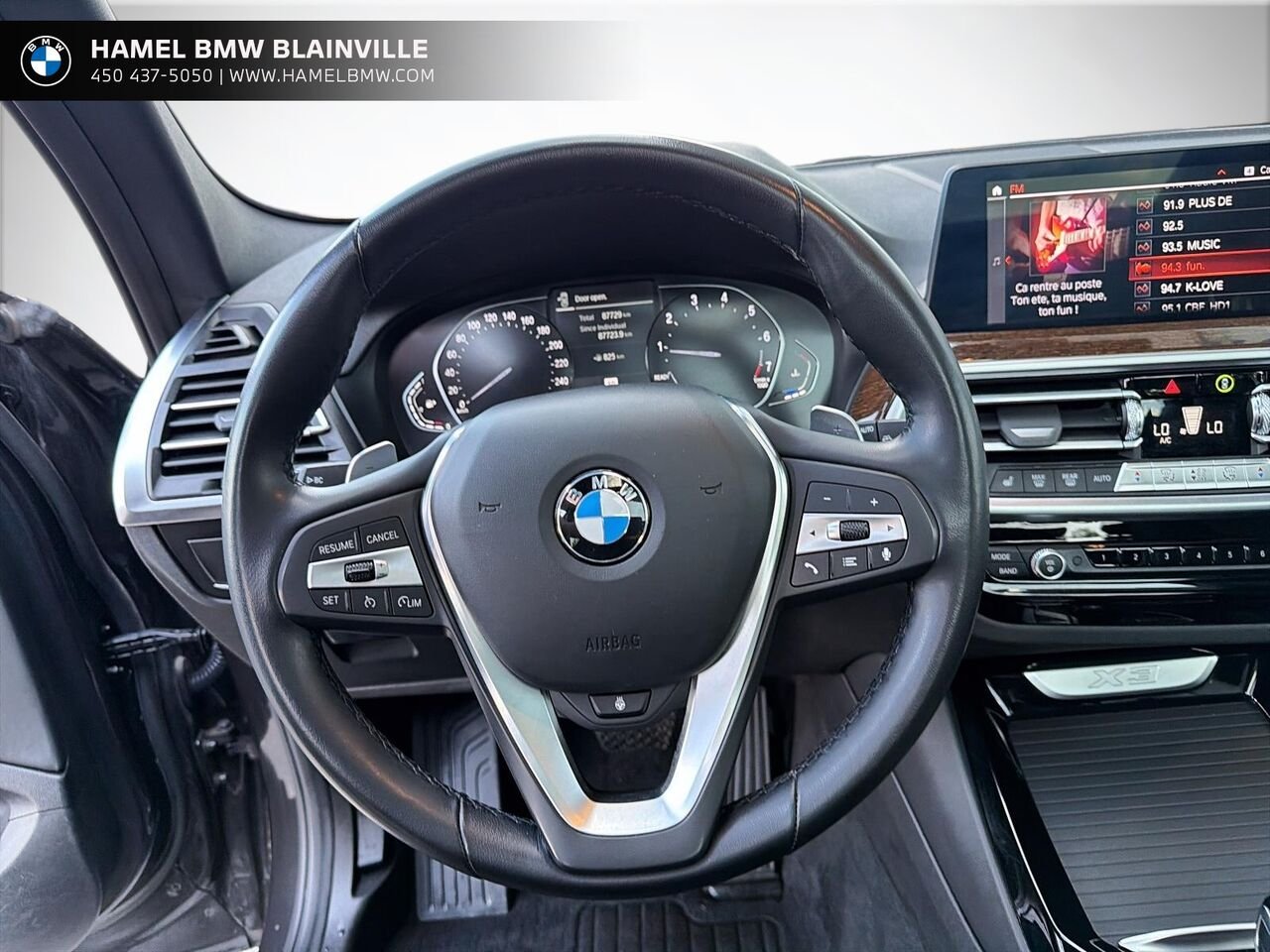 2022 BMW X3 xDrive30i véhicule d'activités sportives Grey Blainville - photo #11