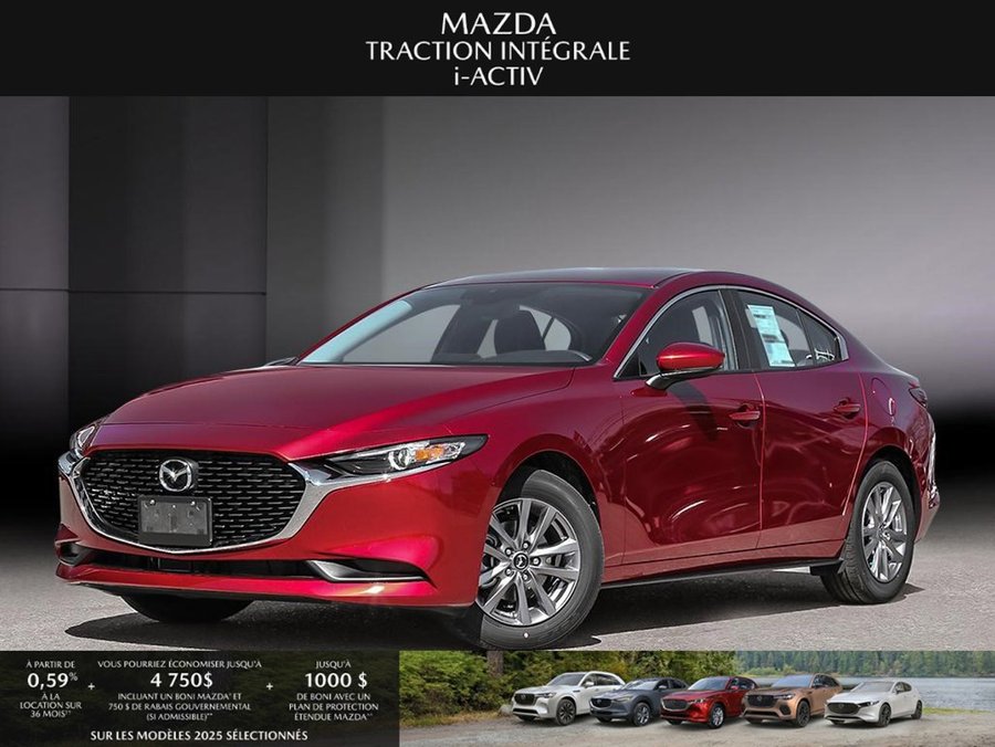 Mazda Mazda3 2025 2025 Rouge vibrant cristal métallisé