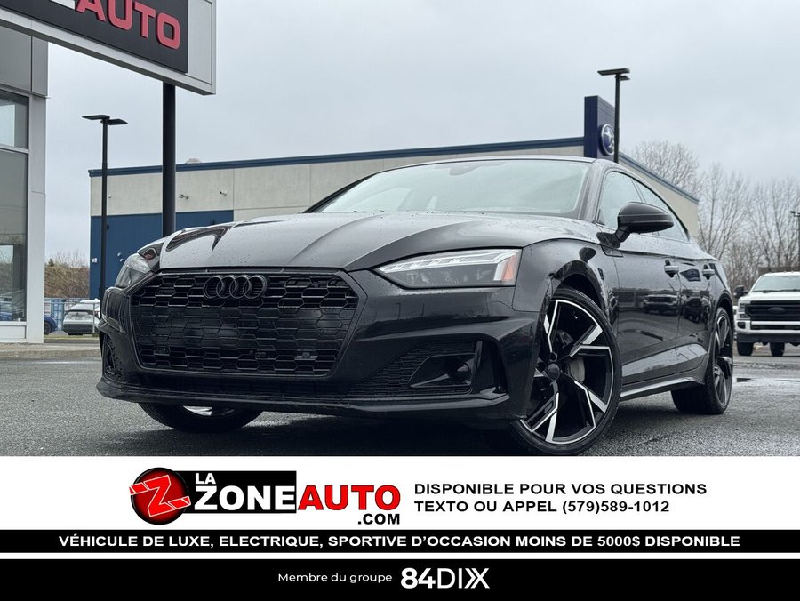 Audi A5 Sportback 2022 2022 Noir