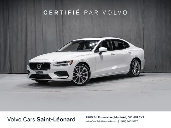 Volvo S60 T6 MOMENTUM PLUS MAGS 19PO 2020 Blanc