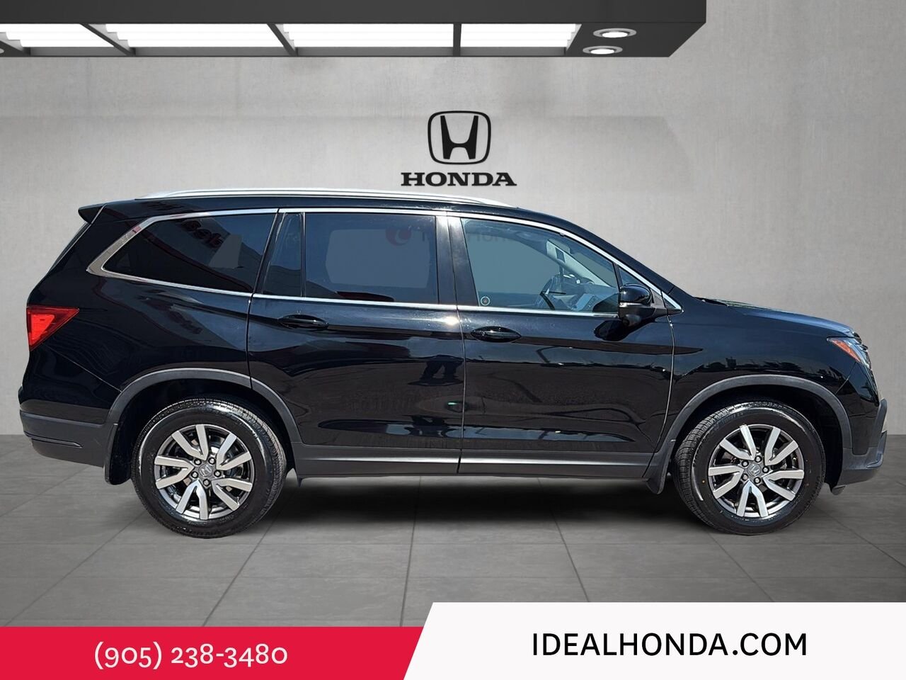 2021 Honda Pilot EX-L NAVI Black Mississauga - photo #2