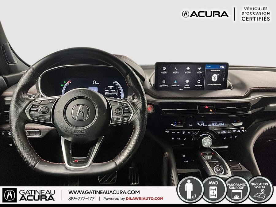 Acura MDX *** UN PROPRIO + CLEAN CARFAX *** 2022 Noir