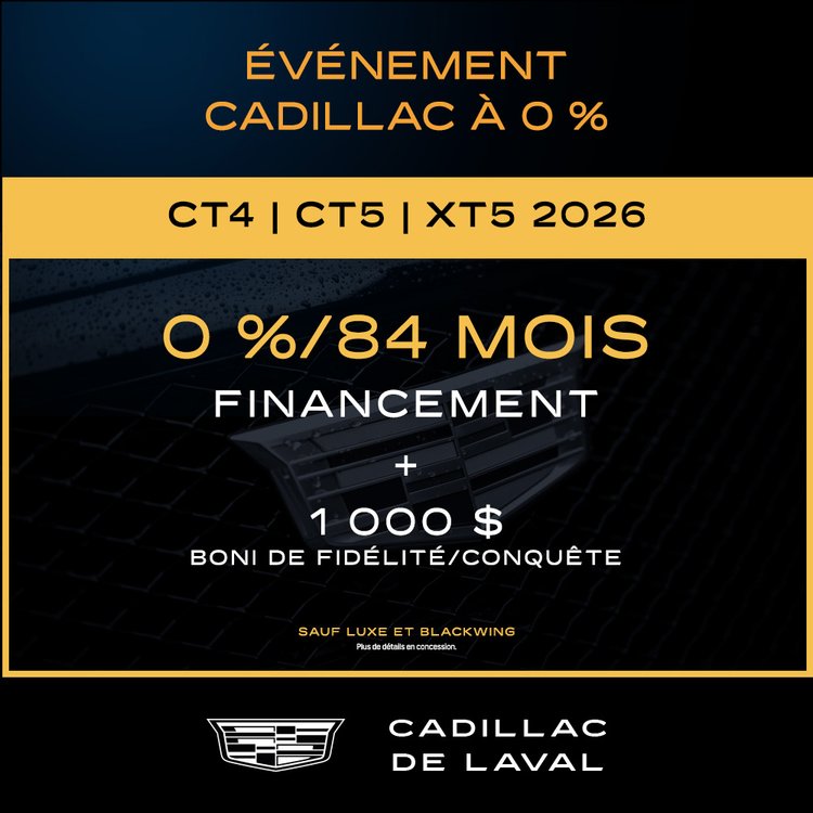 Cadillac laval promo juin evenement 0