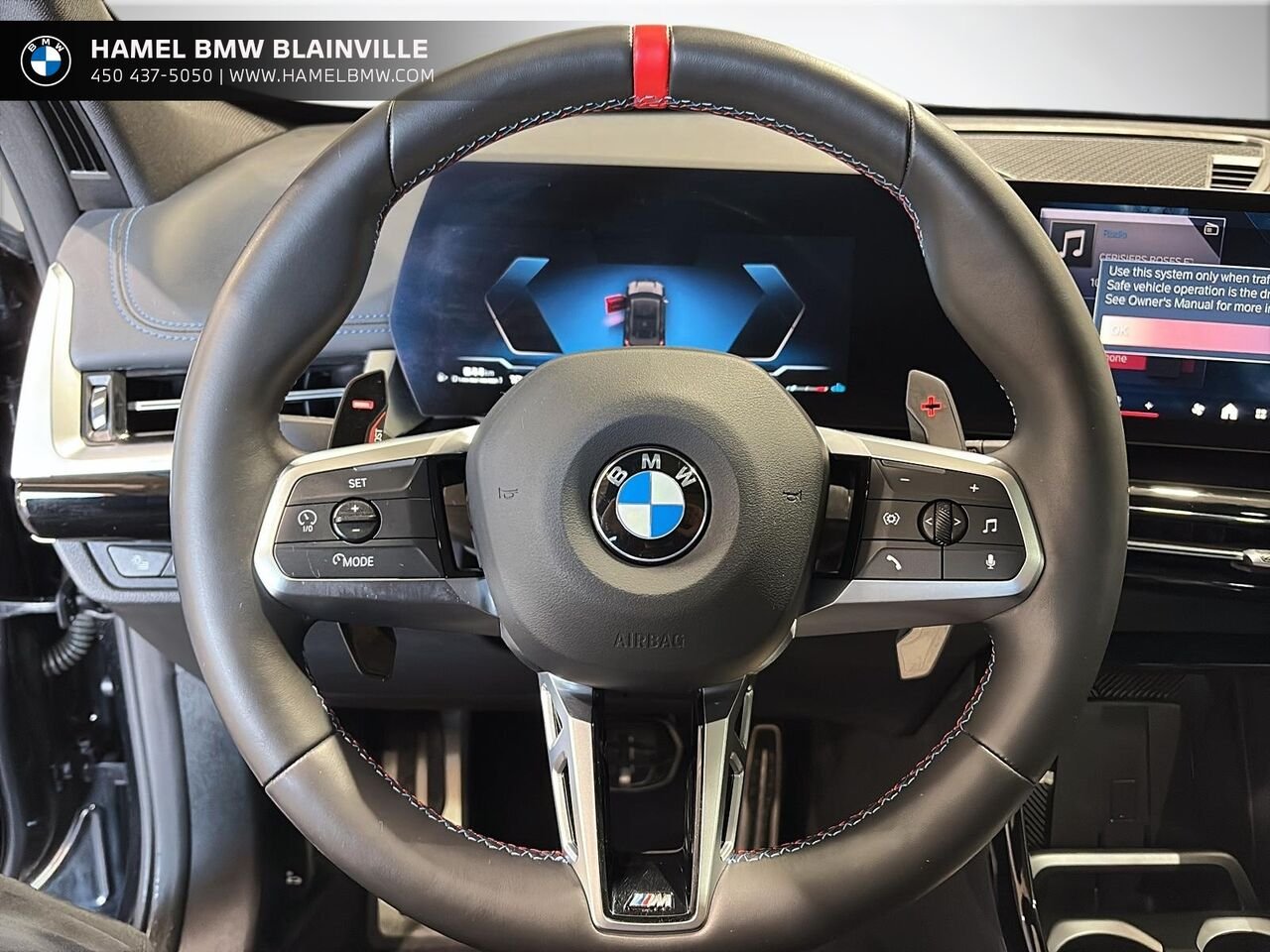BMW X1 M35i xDrive véhicule d'activités sportives 2024 Noir Blainville - photo #11