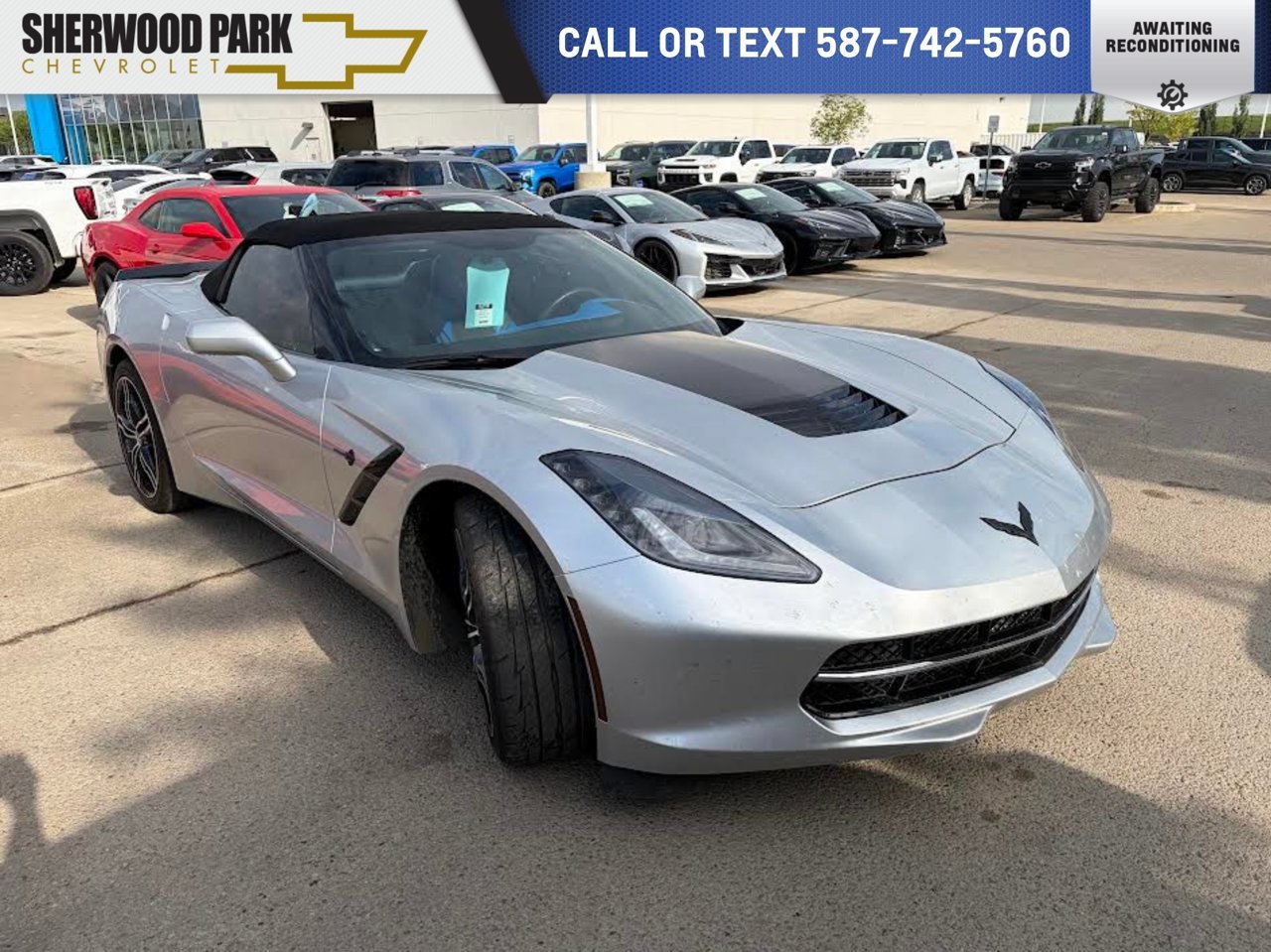 2016 Chevrolet Corvette 2dr Stingray Conv w/1LT Grey Sherwood Park - photo #0