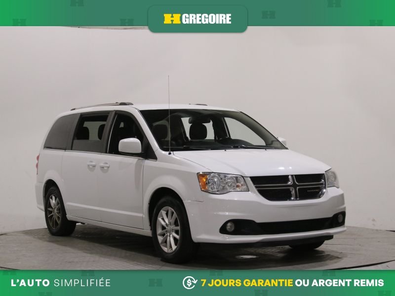 Dodge GR Caravan 821385 | Premium Plus AUTO AC CUIR GR ELECT MAGS CAM RECUL 2020 Blanc Laval - photo #1