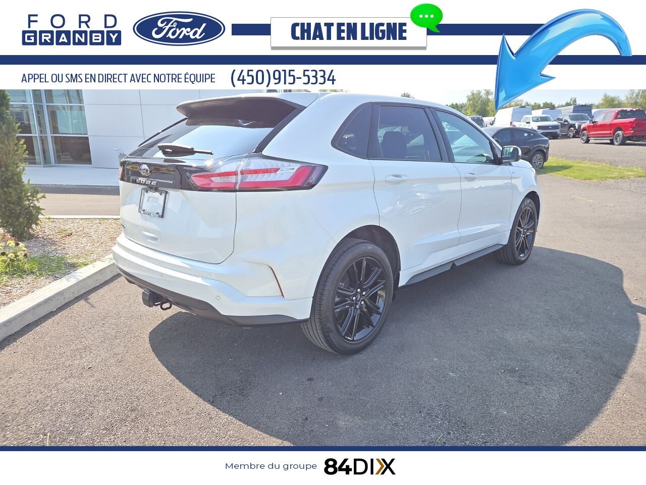 2024 Ford Edge White Granby - photo #6