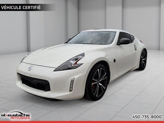 Nissan 370Z coupé Tourisme Sport BM-FREIN BREMBO-SIÈGES CHAFFANTS-BLUETOOTH 2018 Blanc