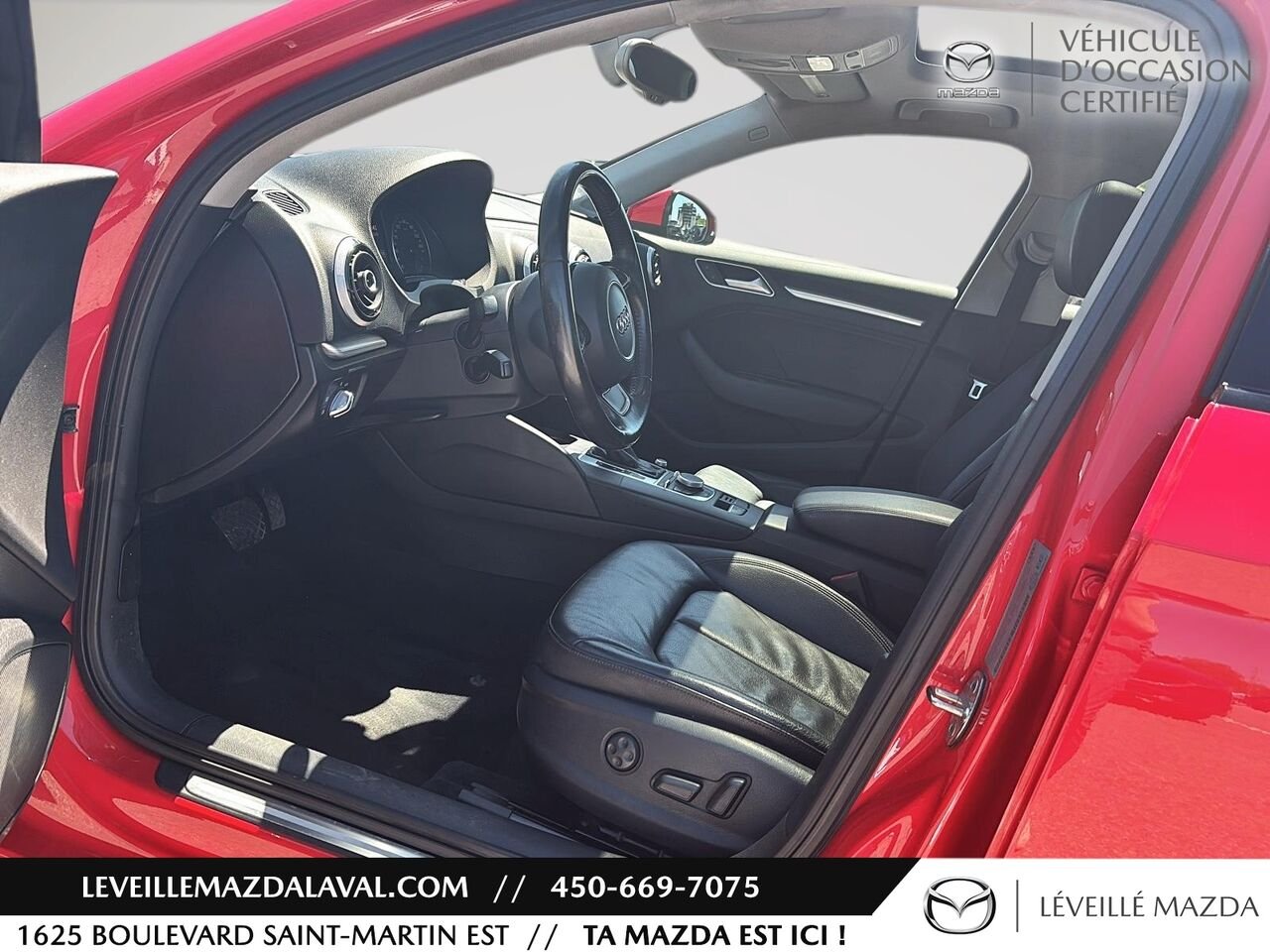 2015 Audi A3 2.0T Progressiv quattro berline 4 portes Red Laval - photo #9