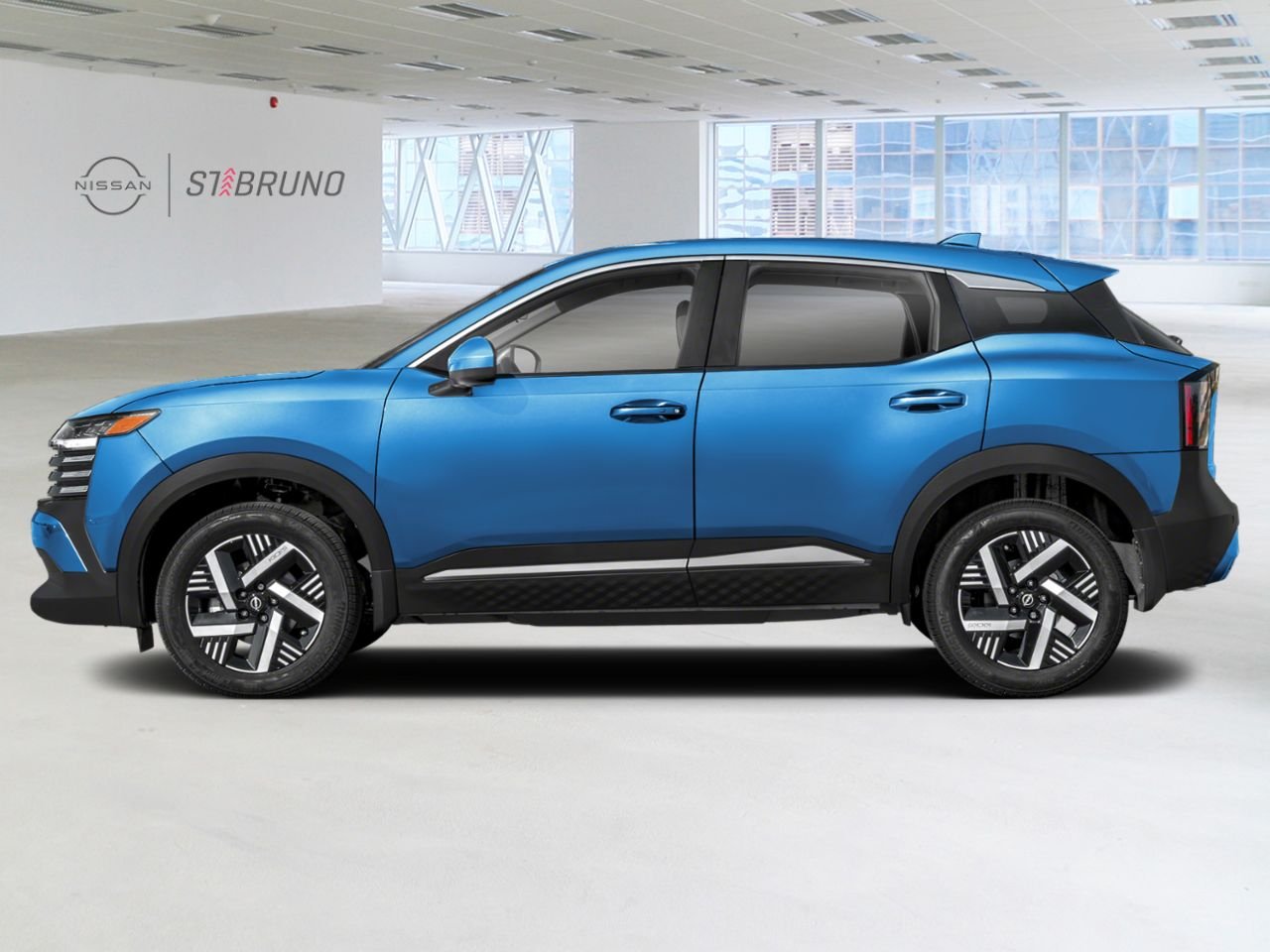 2026 Nissan Kicks Artic Ice Blue Metallic/Super Black Saint-Basile-le-Grand - photo #4