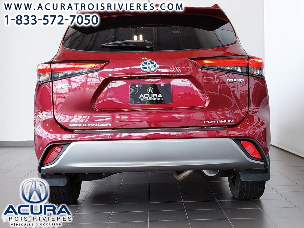 2023 Toyota Highlander Hybrid Red Trois-Rivières - photo #7