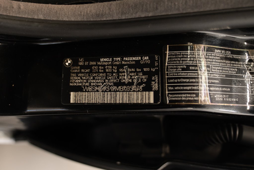 1991 BMW 5 Series Black Montreal - photo #25