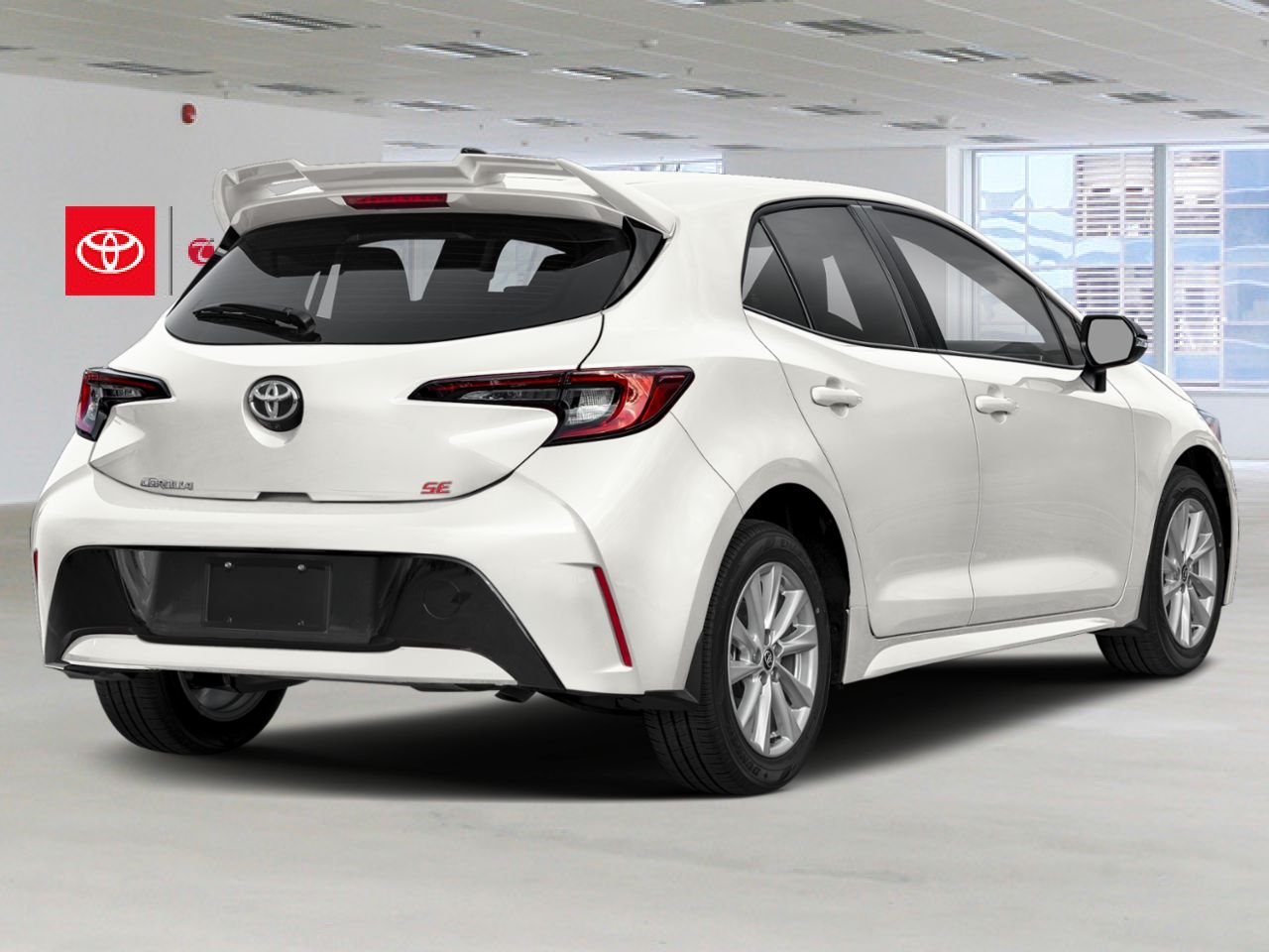 2026 TOYOTA Corolla Hatchback Toyota Safety Sense 3.0 + 8” Toyota Multimedia + 16” Alloy Wheels + Blind Spot Monitor System w/ Safe Exit Assist + Heated Front Seats . Come see it in our Showroom White Mississauga - photo #1