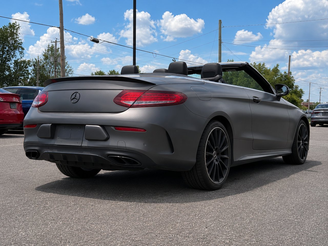 Mercedes-Benz C43 AMG Convertible 2018 Gris Granby - photo #6