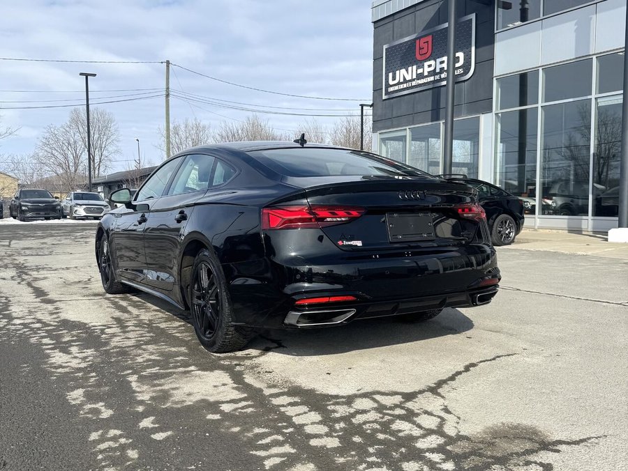 Audi A5 Sportback 2022 2022 Noir