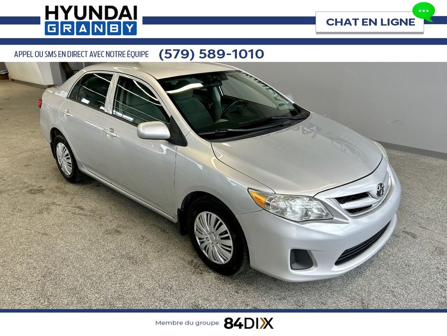 Toyota Corolla 2013 2013 Argent