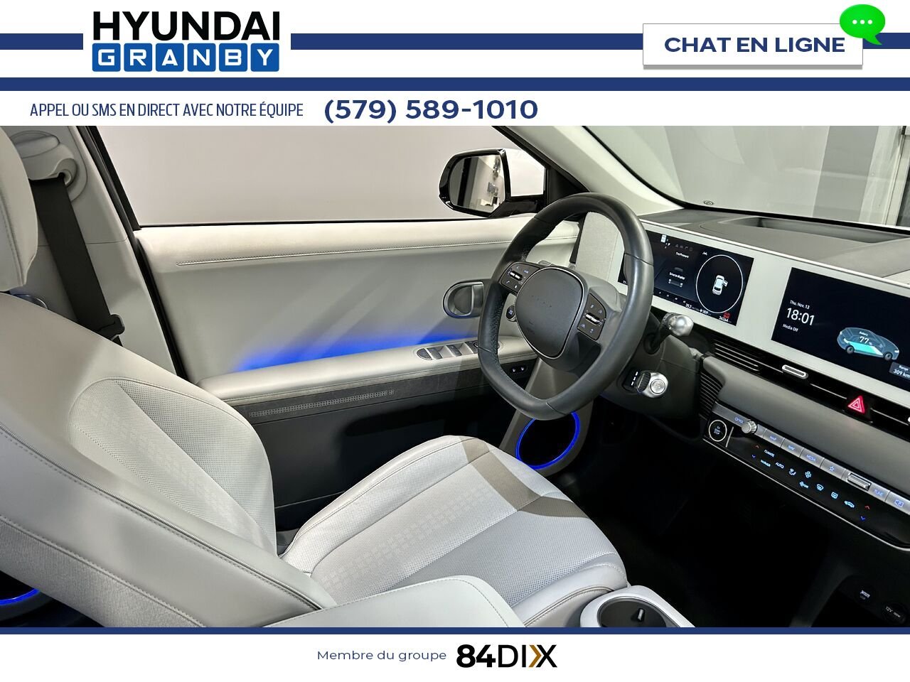 Hyundai IONIQ 5 2023 Blanc Granby - photo #20