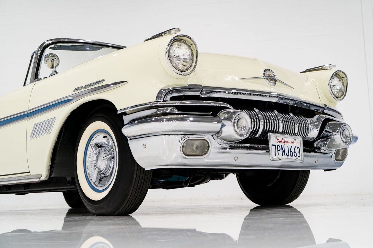 1957 Pontiac Bonneville *PRICE IN USD* Fuel injected 347/315HP 1 of 630 produced White Montreal - photo #33