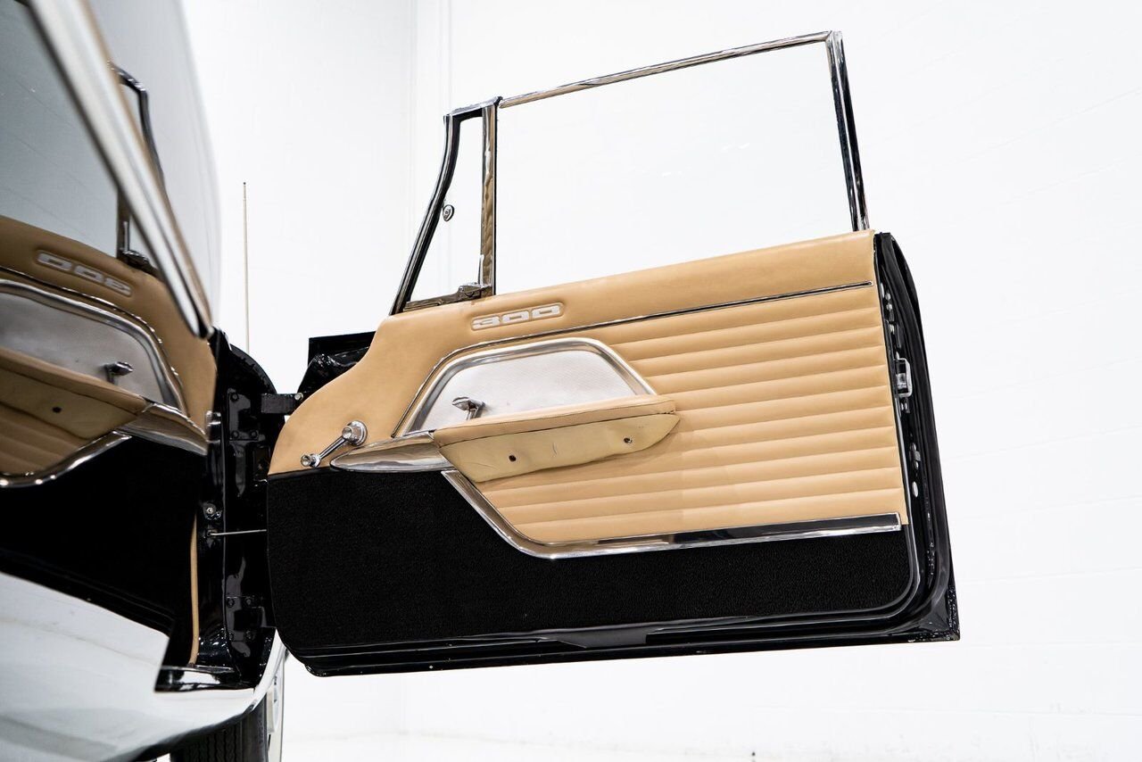 1957 Chrysler 300C 1 of 474 convertibles produced **PRICE IN USD** Black Montreal - photo #57