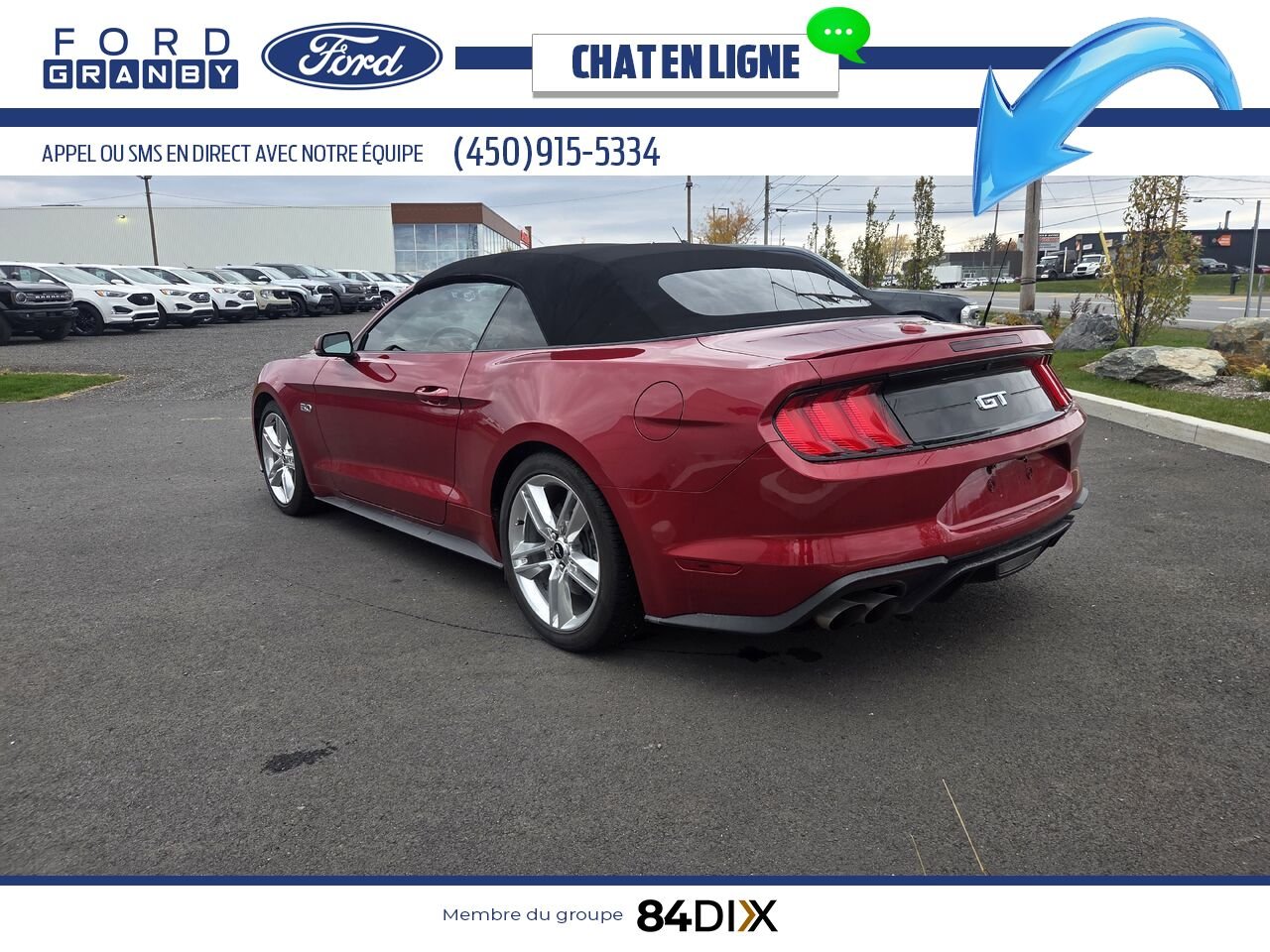 Ford Mustang 2020 Rouge Granby - photo #4
