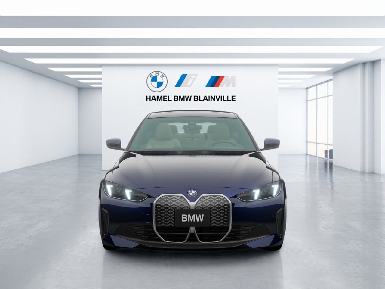 BMW i4 2026 Bleu Portimao givré Blainville - photo #2