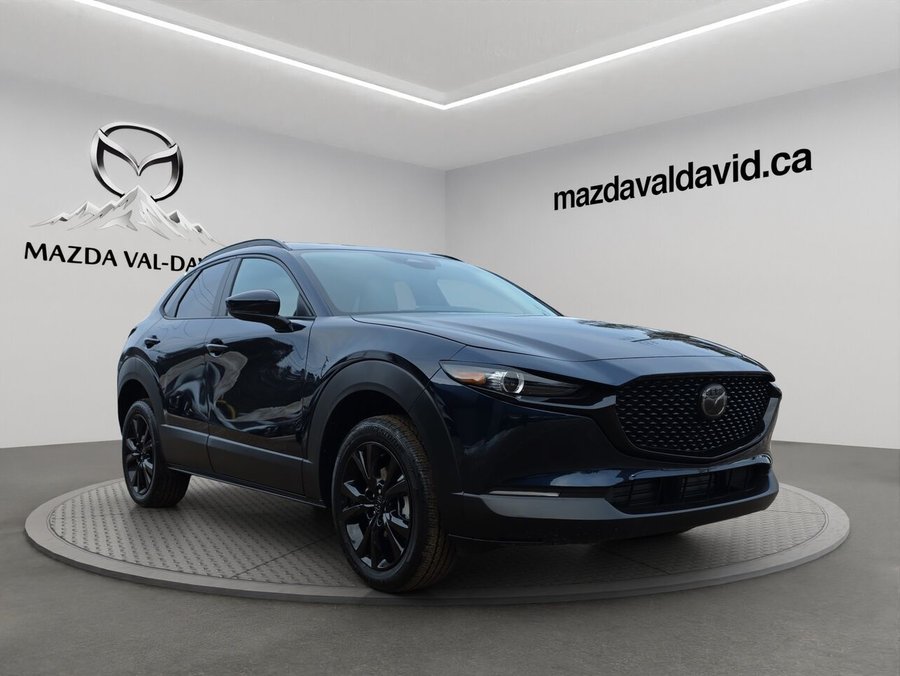 2026 Mazda CX-30 Gs, awd, sièges, volant et rétroviseurs chauffants Deep Crystal Blue Mica