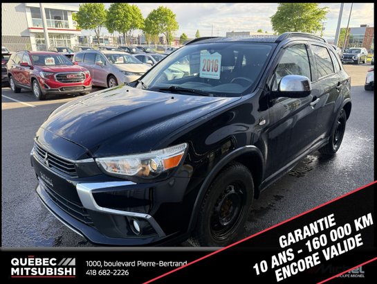 Mitsubishi RVR SE Limited AWD, Régulateur de vitesse 2016 Noir