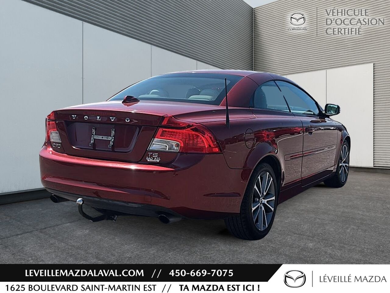 Volvo C70 Décapotable 2 portes T5 2012 Rouge Laval - photo #4