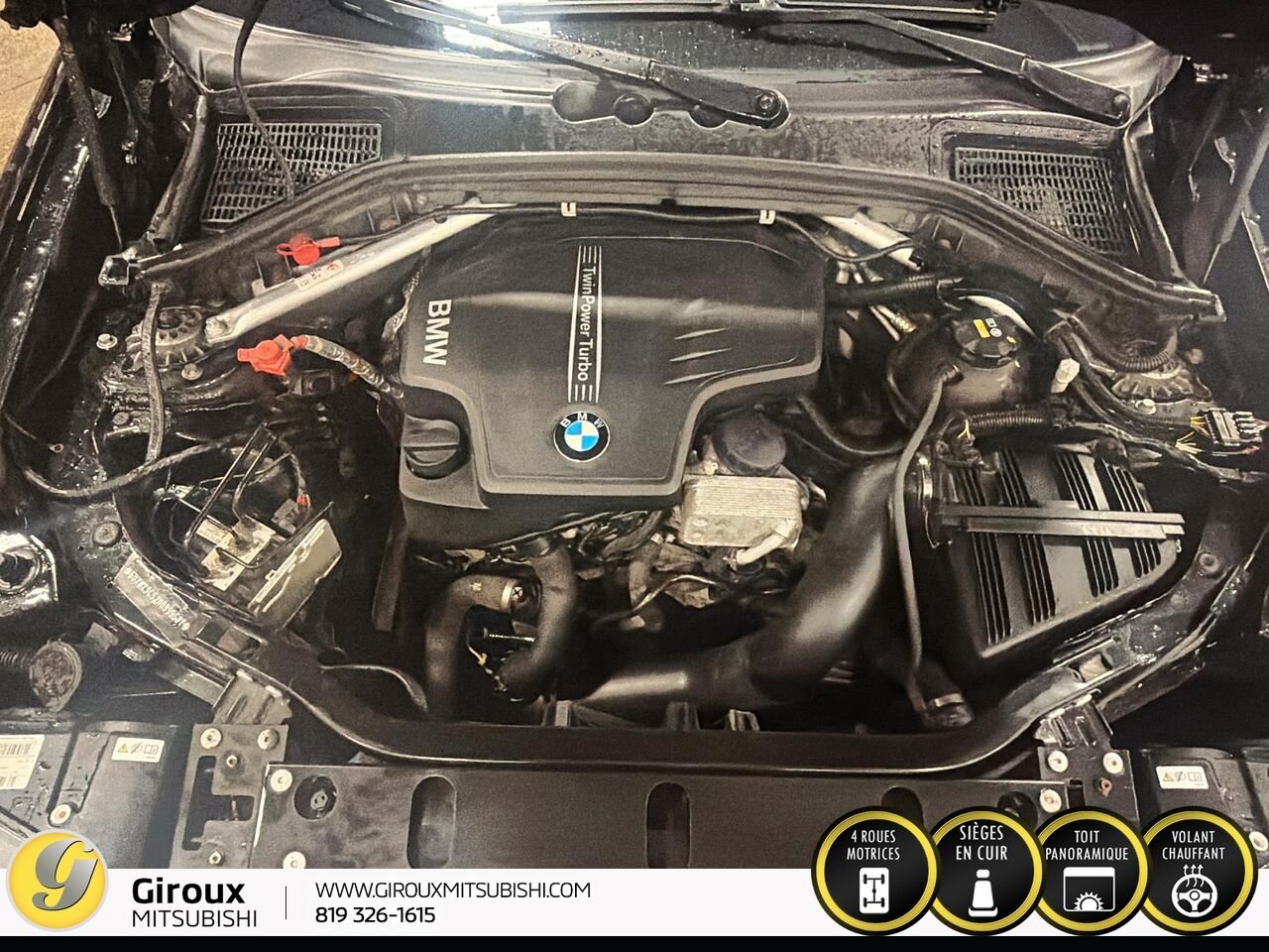 BMW X3 XDRIVE28I 2017 Noir Sainte-Agathe-des-Monts - photo #8