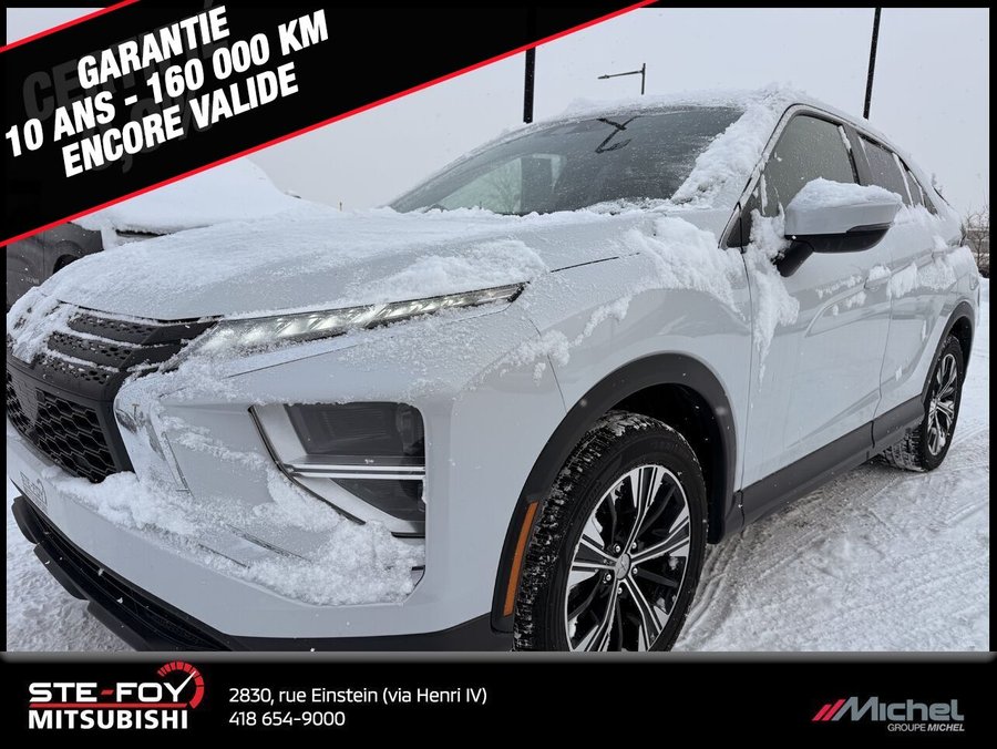 Mitsubishi Eclipse Cross ES AWD, CAMÉRA DE RECUL, BANCS CHAUFFANTS. 2022 Blanc