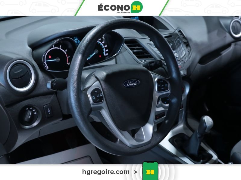 Ford Fiesta 822000 | SE GR ÉLEC A/C BLUETOOTH 2017 Blanc Laval - photo #9