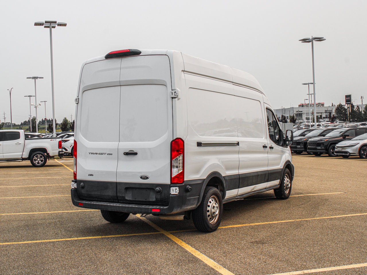 2025 Ford Transit Cargo Van T-250 148 Hi Rf 9070 GVWR AWD White Sherwood Park - photo #8