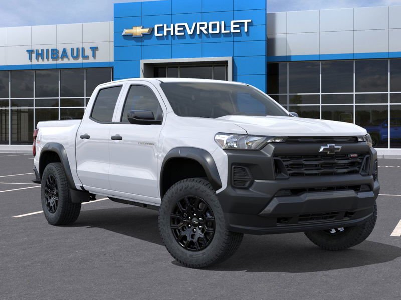 CHEVROLET COLORADO Trail Boss cabine multiplace 4RM 2025 Blanc Sherbrooke - photo #6