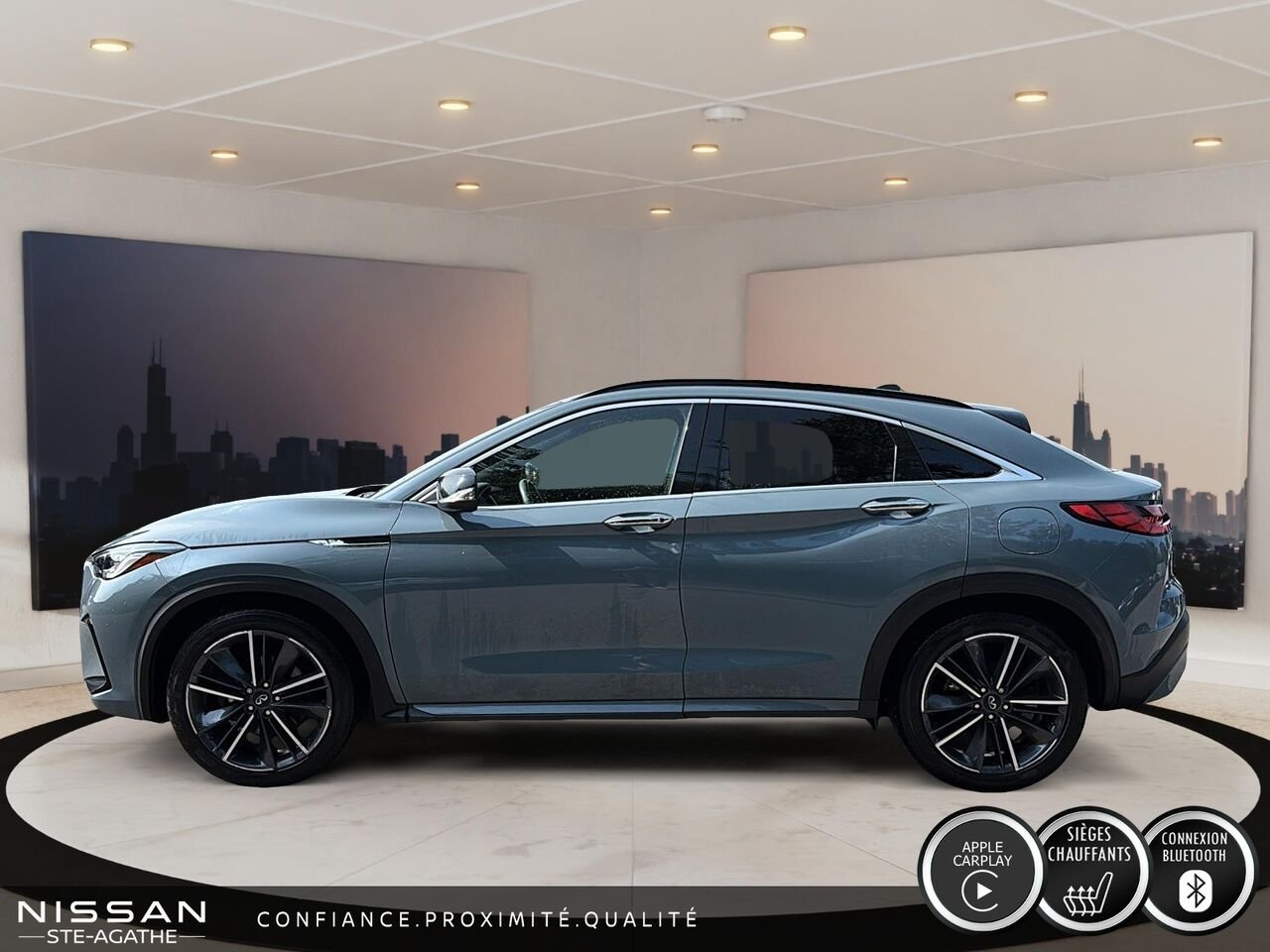 INFINITI QX55 LUXE TI 2023 Bleu Saint-Jérôme - photo #5
