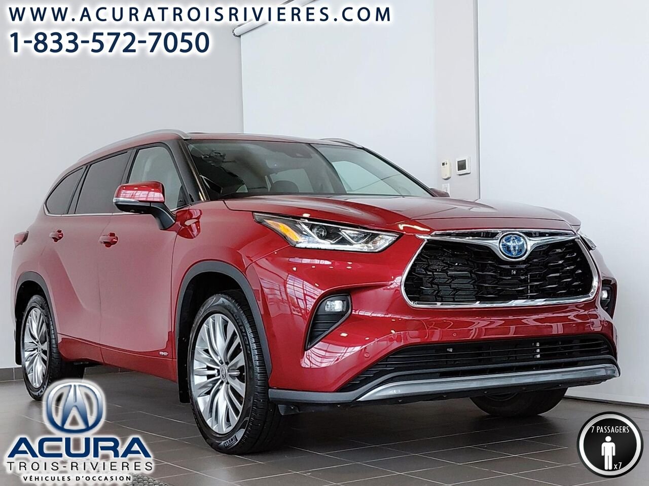 2023 Toyota Highlander Hybrid Red Trois-Rivières - photo #1