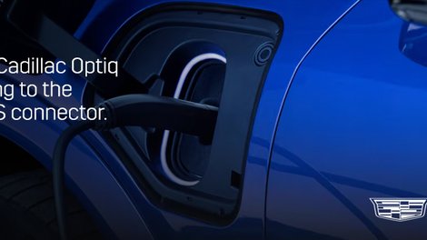 The 2026 Cadillac Optiq adopts the Tesla NACS connector