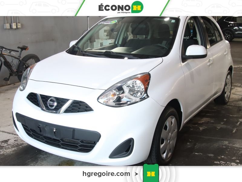 Nissan MICRA 821788 | S AUTO GR ÉLEC A/C BLUETOOTH CAMÉRA 2018 Blanc Laval - photo #2