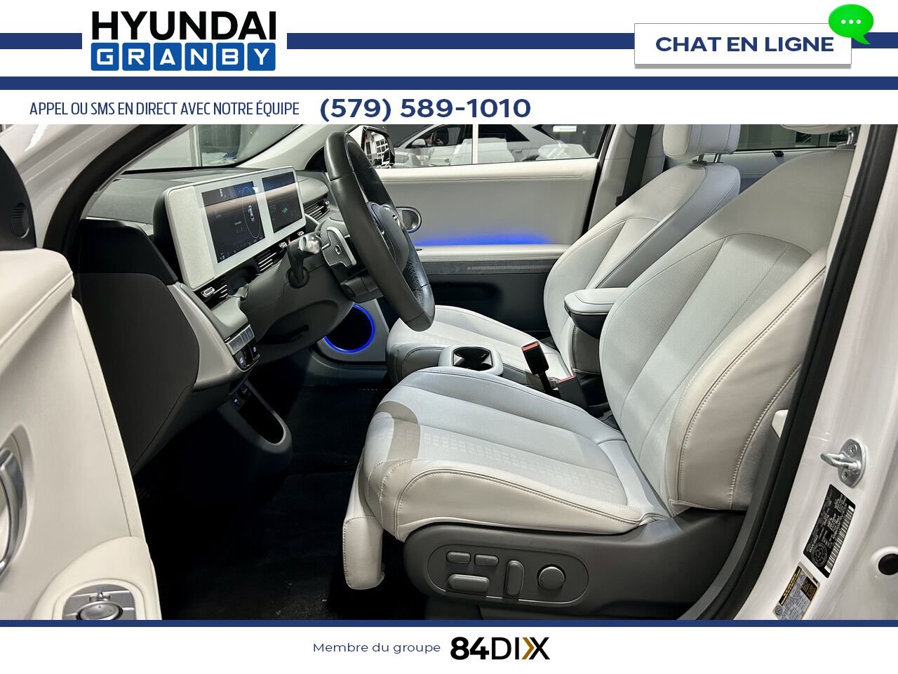 Hyundai IONIQ 5 2023 Blanc Granby - photo #11